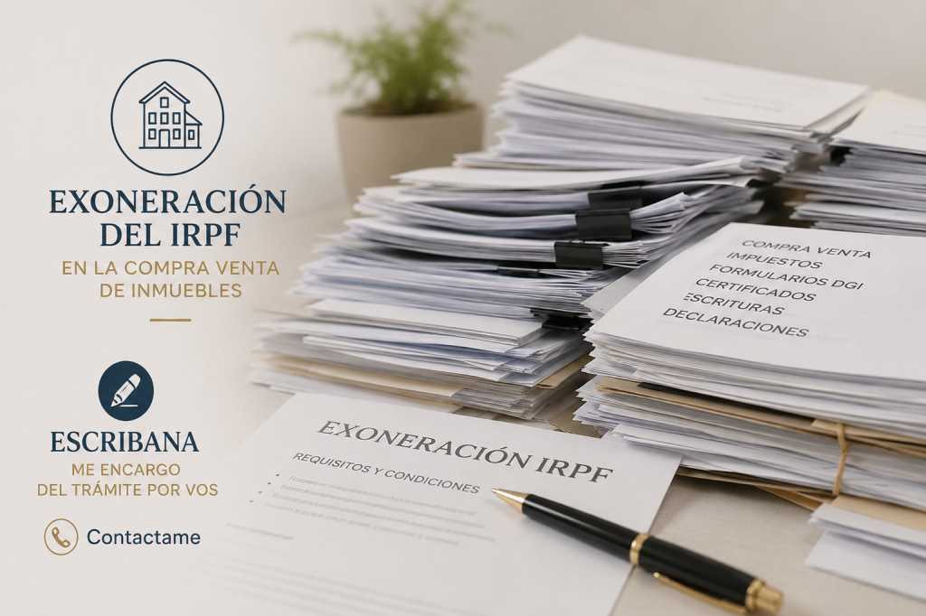IRPF compra venta de inmuebles